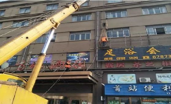 舒城安装较高的门店招牌有什么好的方法？